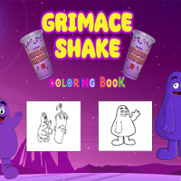 Grimace Shake Coloring