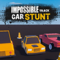 Impossible track car stunt